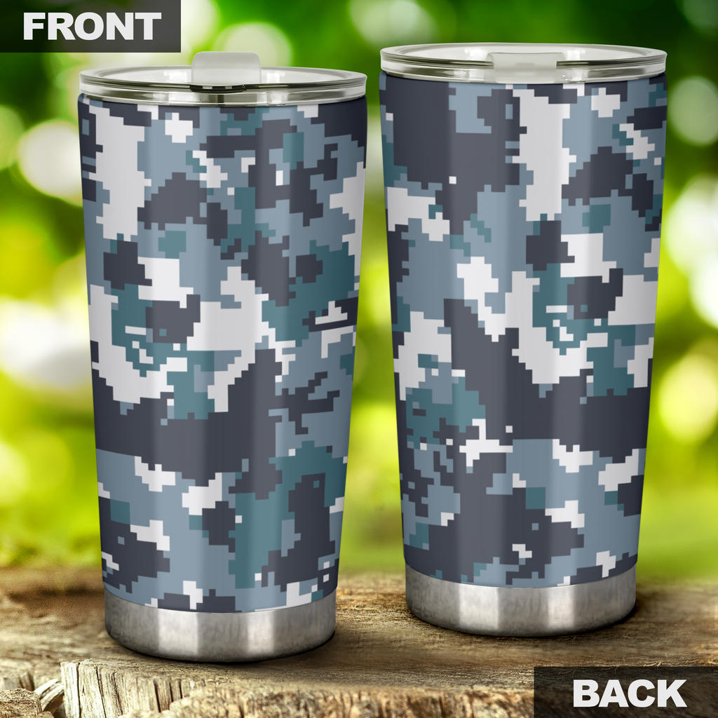 ACU Digital Urban Camouflage Tumbler