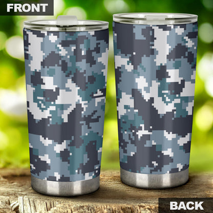 ACU Digital Urban Camouflage Tumbler