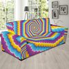 Optical illusion Pattern Print Design A04 Sofa Slipcover