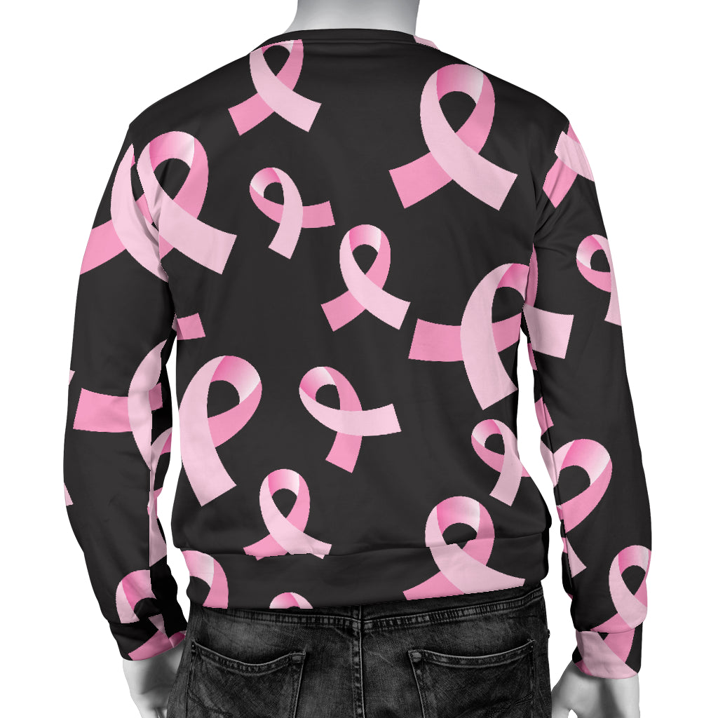 Breast Cancer Awareness Design Men Long Sleeve Sweatshirt