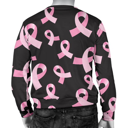 Breast Cancer Awareness Design Men Long Sleeve Sweatshirt