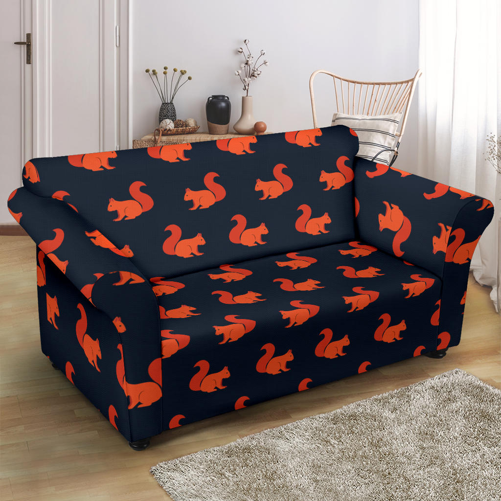 Squirrel Print Design LKS306 Loveseat Couch Slipcover