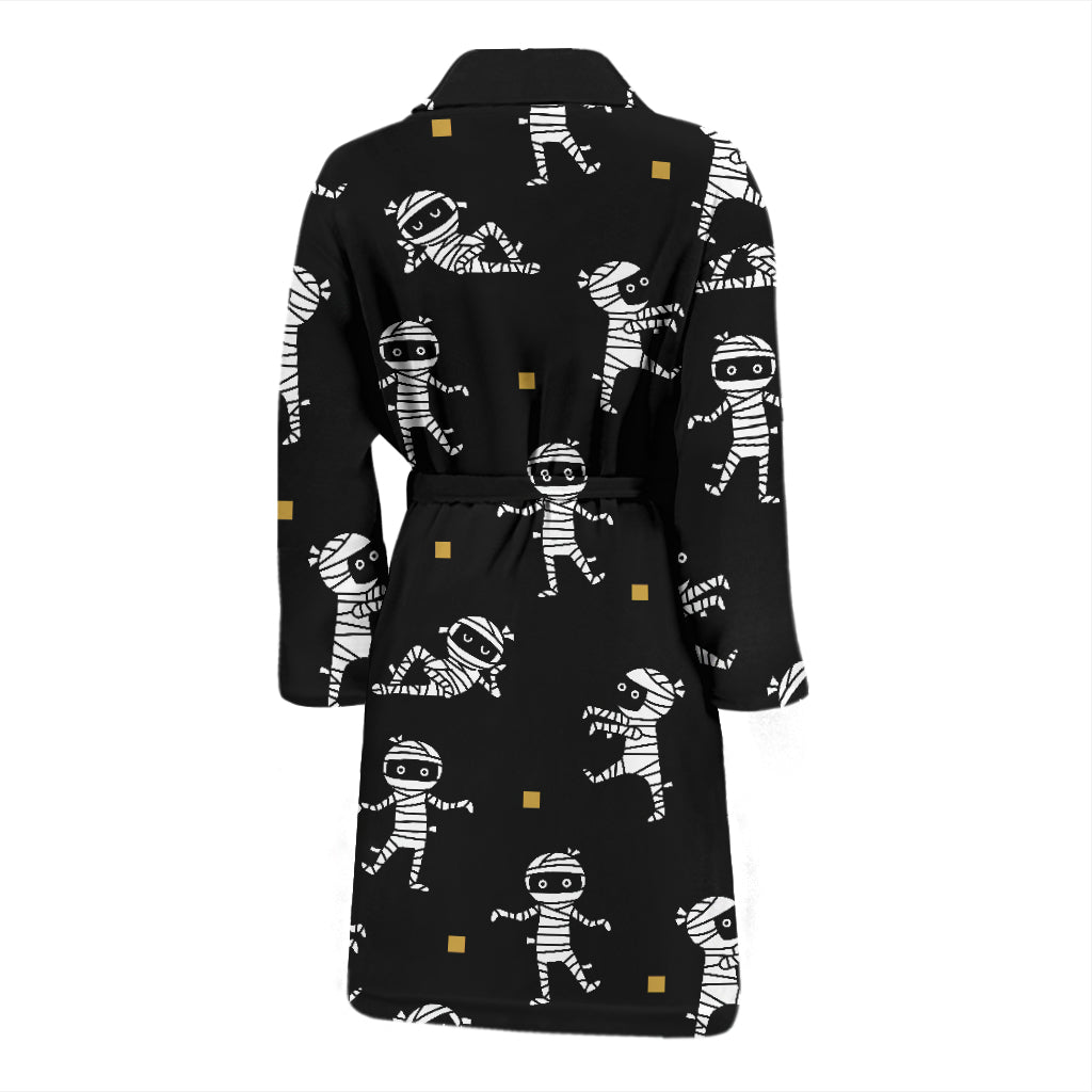 Mummy Cute Print Design LKS301 Men Bathrobe