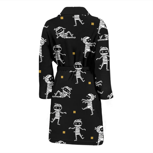 Mummy Cute Print Design LKS301 Men Bathrobe