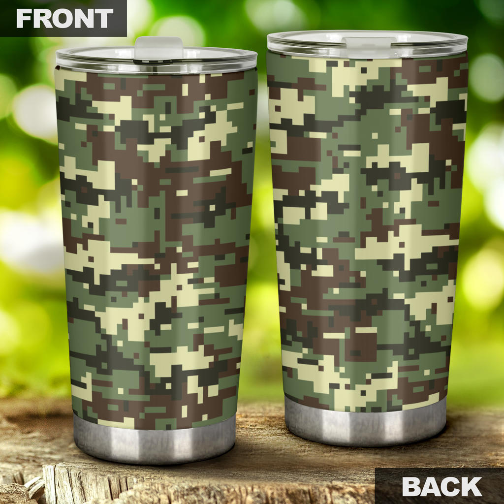 ACU Digital Army Camouflage Tumbler