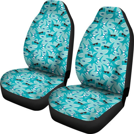 Shark Cute Print Design LKS302 Car Seat Covers