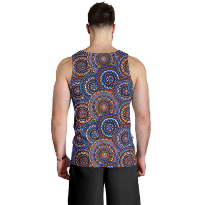 Mandala Boho Chic Design Print Men Tank Top