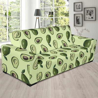 Avocado Pattern Print Design 02 Sofa Slipcover