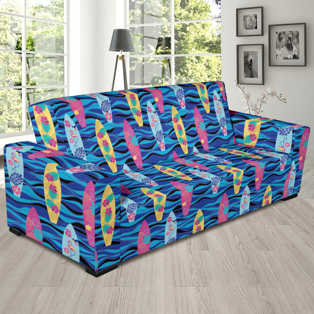 Surfboard Print Design LKS304 Sofa Slipcover