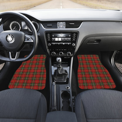 Holiday Tartan Plaid Pattern Car Floor Mats Front Back