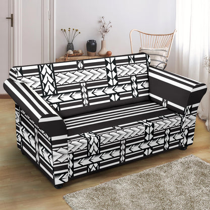 Samoan Tattoo Print Design LKS304 Loveseat Couch Slipcover