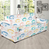 Armadillo Pattern Print Design 05 Sofa Slipcover