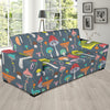 Mushroom Pattern Print Design A03 Sofa Slipcover