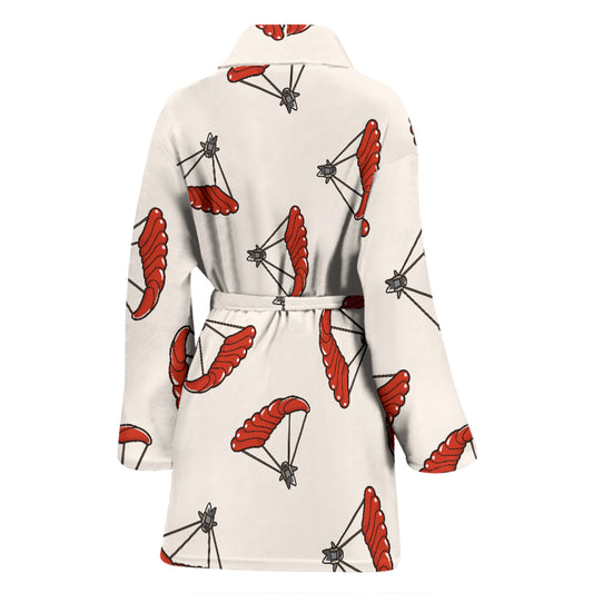 Skydiver Print Design LKS302 Women Bathrobe
