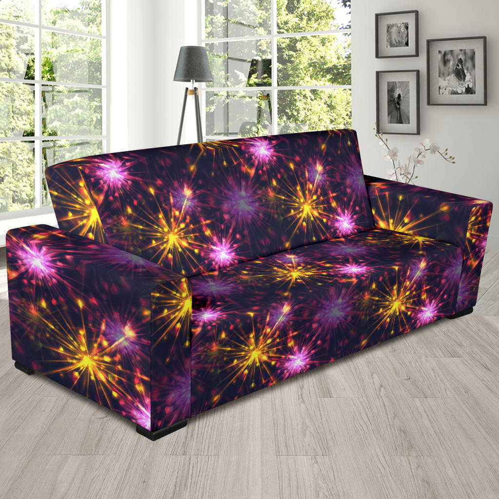 Firework Print Design LKS303 Sofa Slipcover