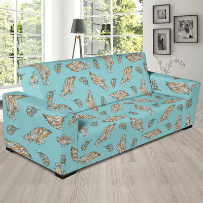 Angel Wings Pattern Print Design 03 Sofa Slipcover