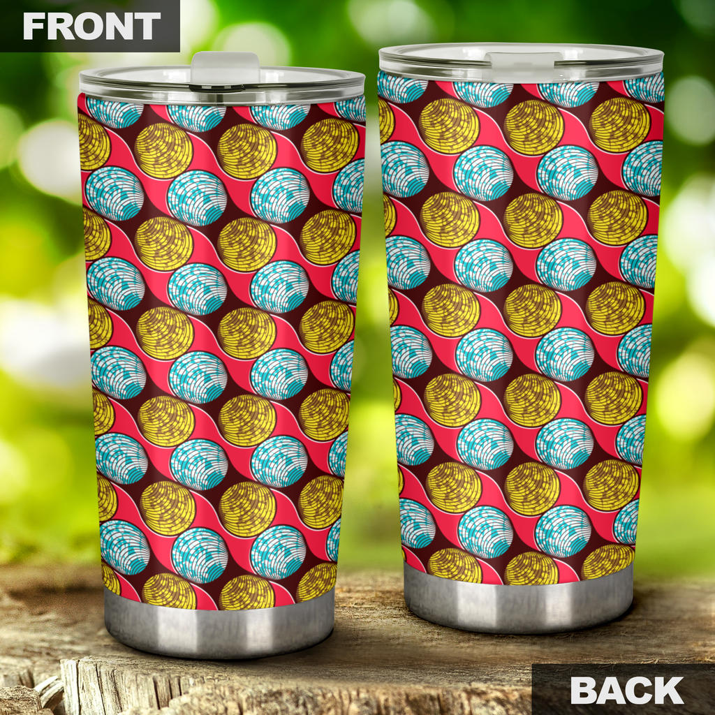 African Fashion Print Pattern Tumbler