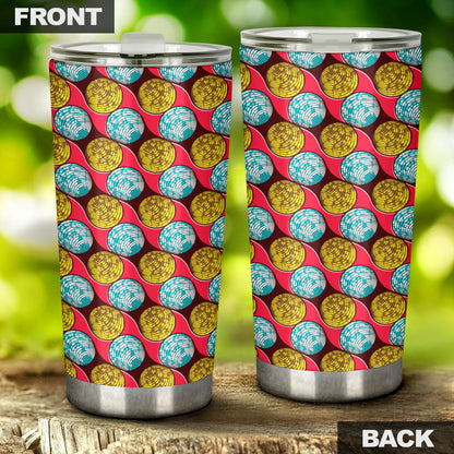 African Fashion Print Pattern Tumbler