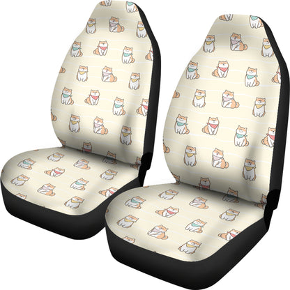 Shiba Inu Print Design LKS306 Car Seat Covers