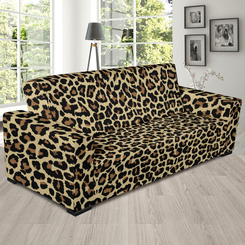 Cheetah Pattern Print Design 02 Sofa Slipcover