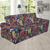 Paisley Boho Pattern Print Design A03 Sofa Slipcover