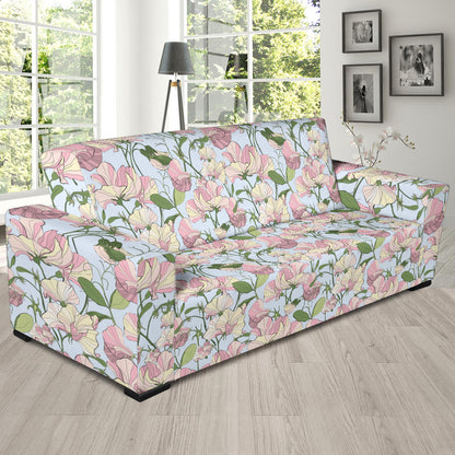 Sweet Pea Print Design LKS304 Sofa Slipcover