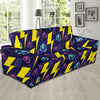 Lightning Thunder Pattern Print Design 01 Sofa Slipcover