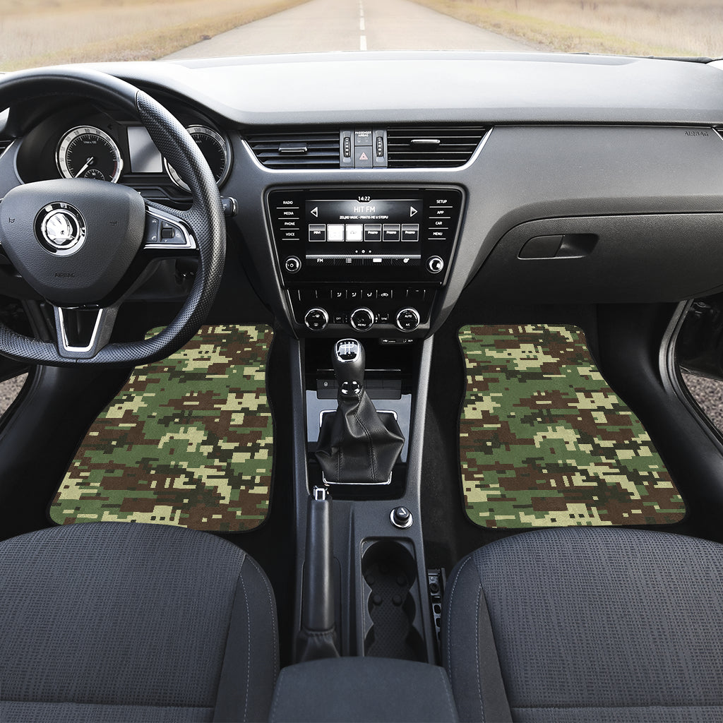 ACU Digital Army Camouflage Car Floor Mats Front Back