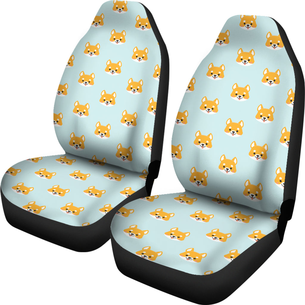 Shiba Inu Print Design LKS301 Car Seat Covers
