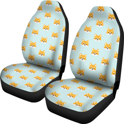 Shiba Inu Print Design LKS301 Car Seat Covers