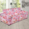 Amaryllis Pattern Print Design 02 Sofa Slipcover