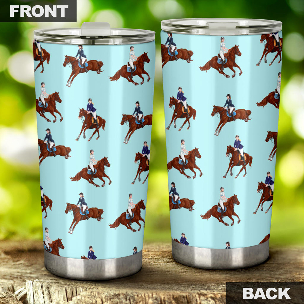 Equestrian Horse Riding Tumbler