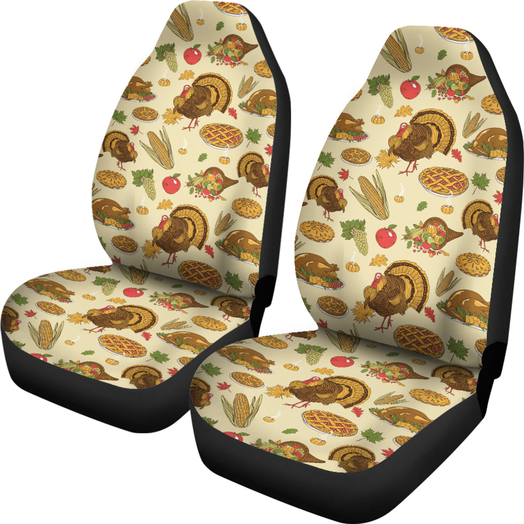 Thanksgiving Print Design LKS302 Car Seat Covers