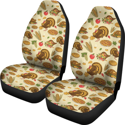Thanksgiving Print Design LKS302 Car Seat Covers