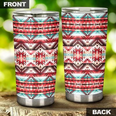 Aztec Western Style Print Pattern Tumbler