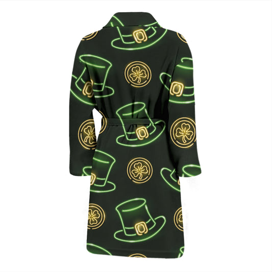 St Patricks Day Print Design LKS308 Men Bathrobe