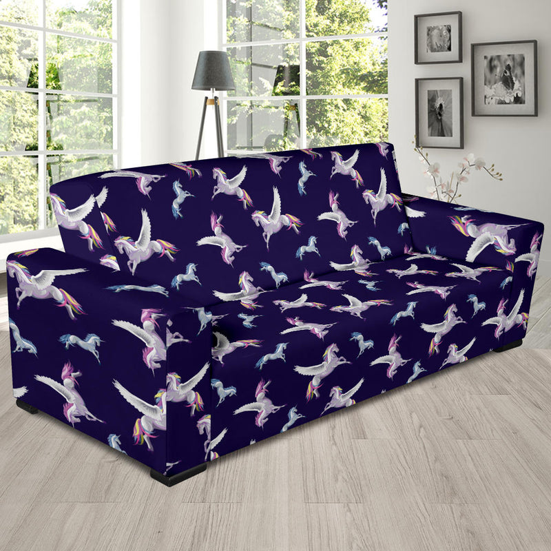 Pegasus Pattern Print Design 02 Sofa Slipcover