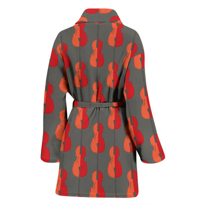 Cello Print Design LKS401 Women Bathrobe