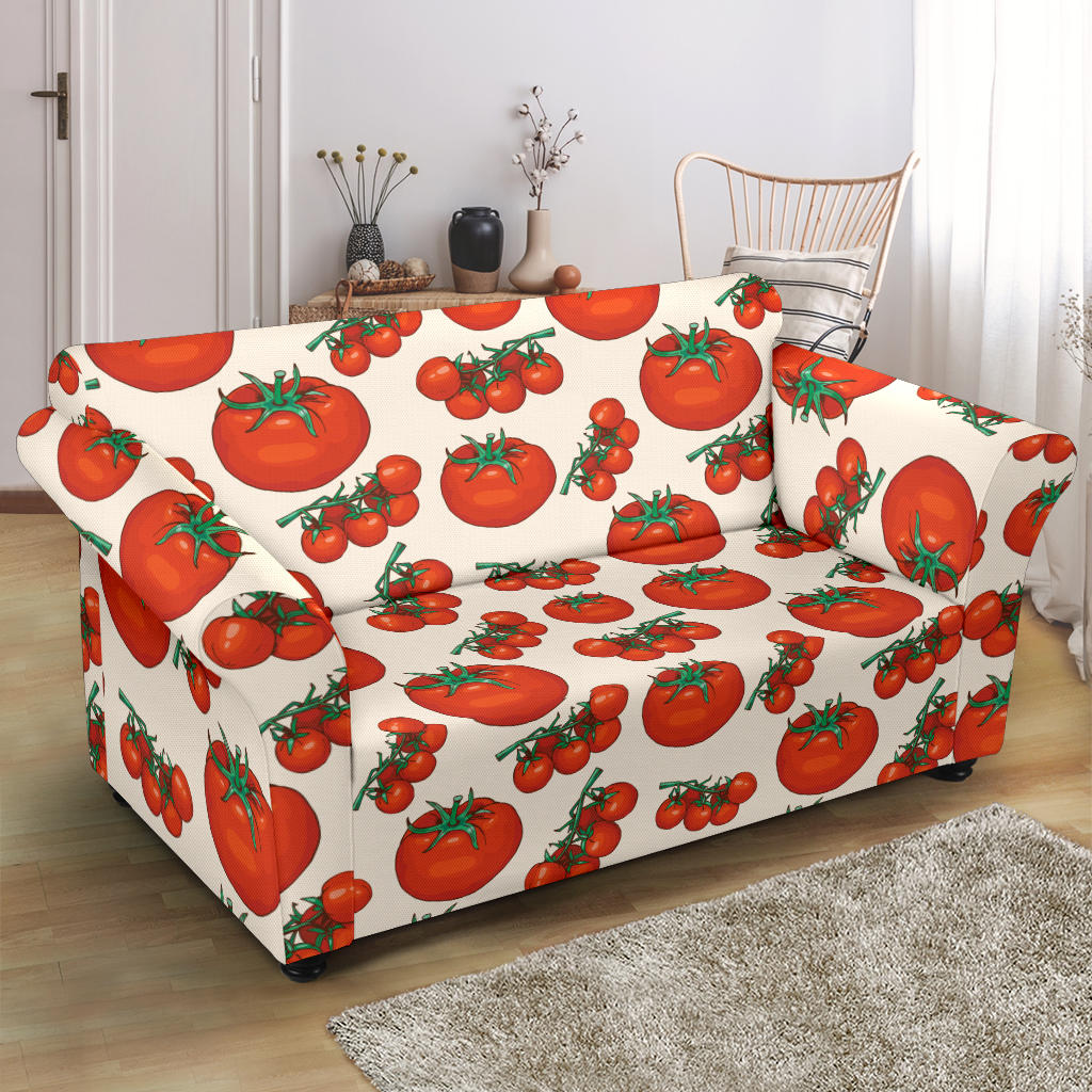 Tomato Print Design LKS302 Loveseat Couch Slipcover