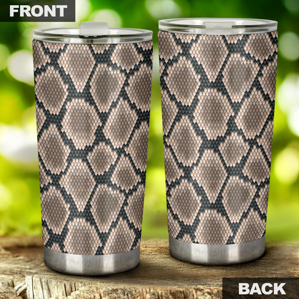 Snake Skin Design Print Tumbler