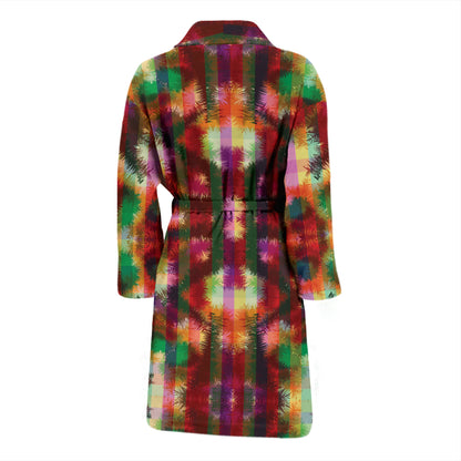 Tie Dye Print Design LKS301 Men Bathrobe