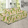 Alligator Pattern Print Design 01 Sofa Slipcover