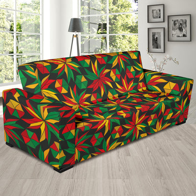 Rastafarian Pattern Print Design A03 Sofa Slipcover