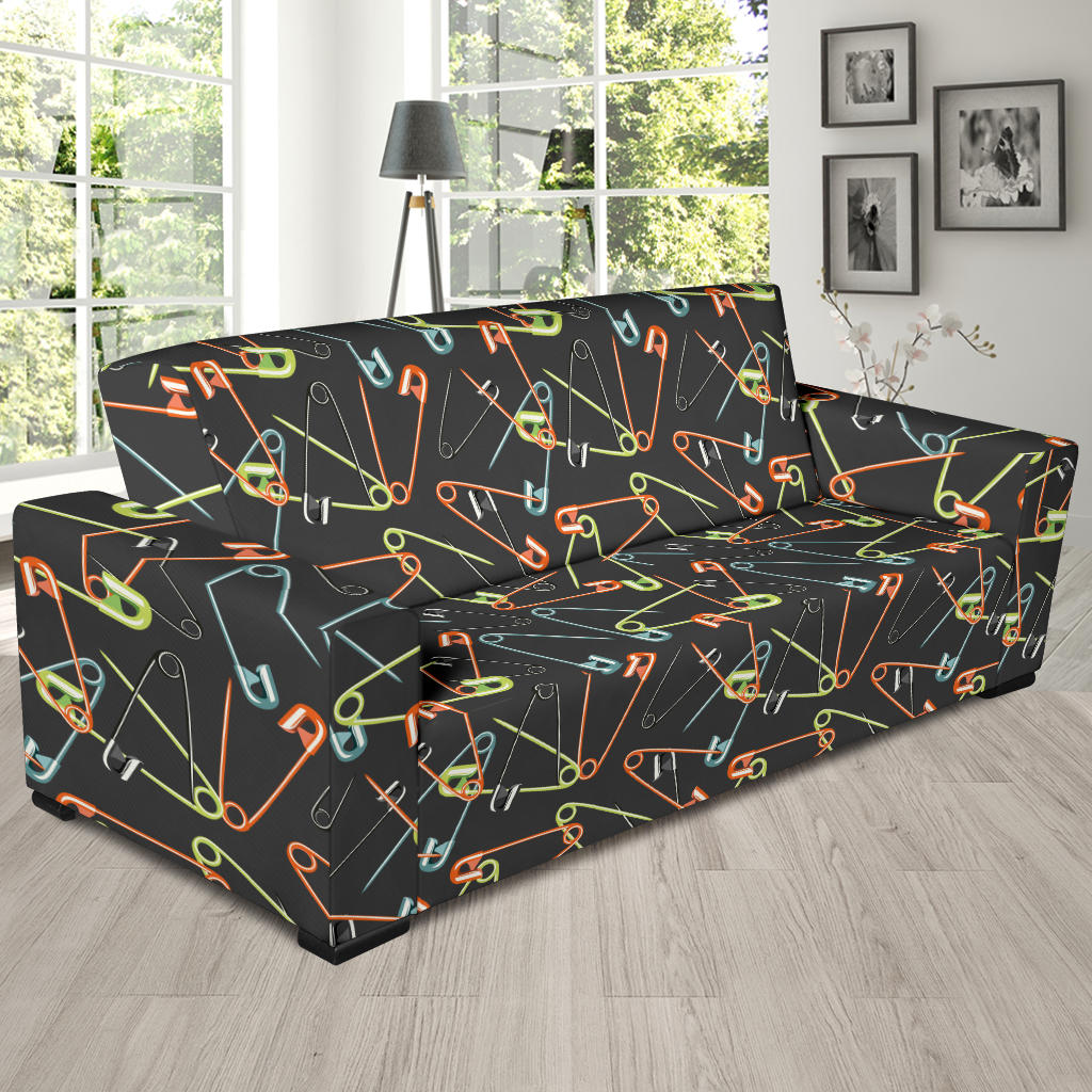 Safety Pin Print Design LKS301 Sofa Slipcover