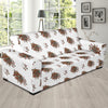 Aztec Wolf Pattern Print Design 02 Sofa Slipcover