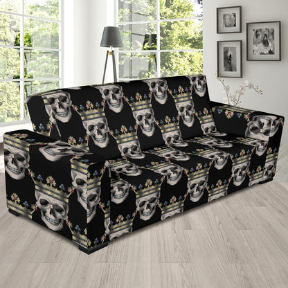 Skull King Print Design LKS3010 Sofa Slipcover