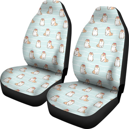 Shiba Inu Print Design LKS3011 Car Seat Covers