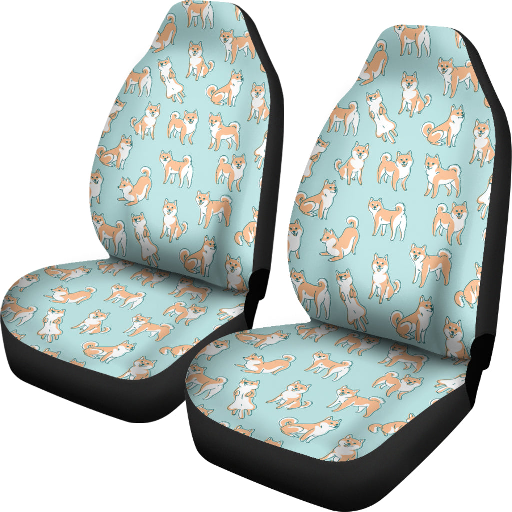 Shiba Inu Print Design LKS304 Car Seat Covers