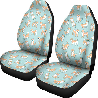 Shiba Inu Print Design LKS304 Car Seat Covers