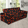 Lava Pattern Print Design 01 Sofa Slipcover